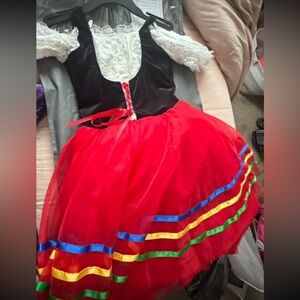 Revolution Red and Black Kids Dance Costume